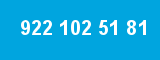 922 102 51 81